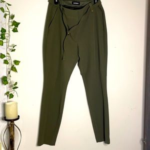 Olive Green -Belted - EXPRESS- size 12